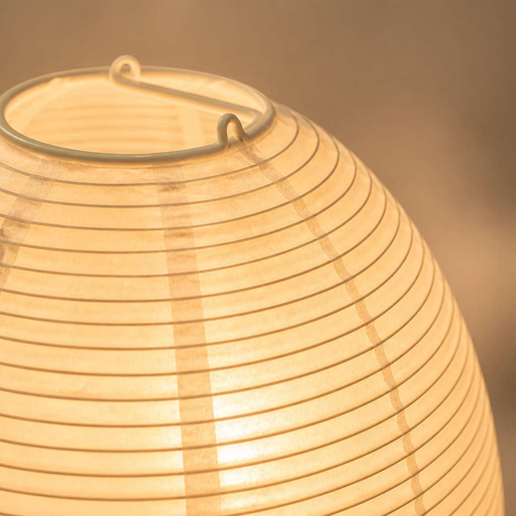 Japandi Rice Paper Table Lamp with Adjustable Shade and E14 LED - Image 6